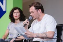 Lesung von Mario Schemmerl und Gespräch mit Nava Ebrahimi